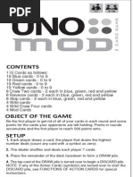 Official UNO Game Rules Guide | PDF | Games Of Mental Skill | Playing Cards