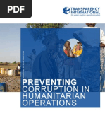 Preventing Corruption in Humanitarian Operations