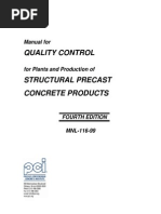 PCI MNL-116-99 Structural QC Manual
