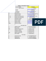 Orifice Calculation Sheet Service Fluid Oxygen: G Mass Flow Rate