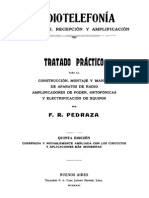 Tratado Práctico de Radiotelefonía - 5ta Edición - F. R. Pedraza (1931)