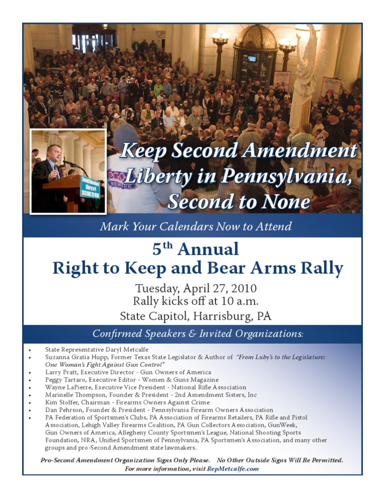 5th Annual Right to Bear Arms Rally | PDF