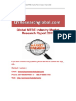 Global MTBE Industry Market Research Report 2015: Contact: Lemon Phone: 001-8883654458 or +86-20-8665 5165