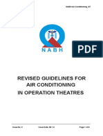 Airconditioning revised NABH guidelines