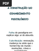 [Slides I] Objeto de Estudo Da Psicologia