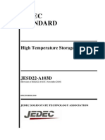 - JESD22-A103D - 2010 High Temperature Storage Life