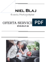 Daniel Blaj Photography - Oferta Servicii Fotografice Nunta