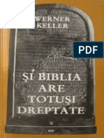 Si Biblia Are Totusi Dreptate de Werner Keller