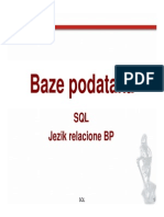 BP Lekcija 10 - SQL Upiti