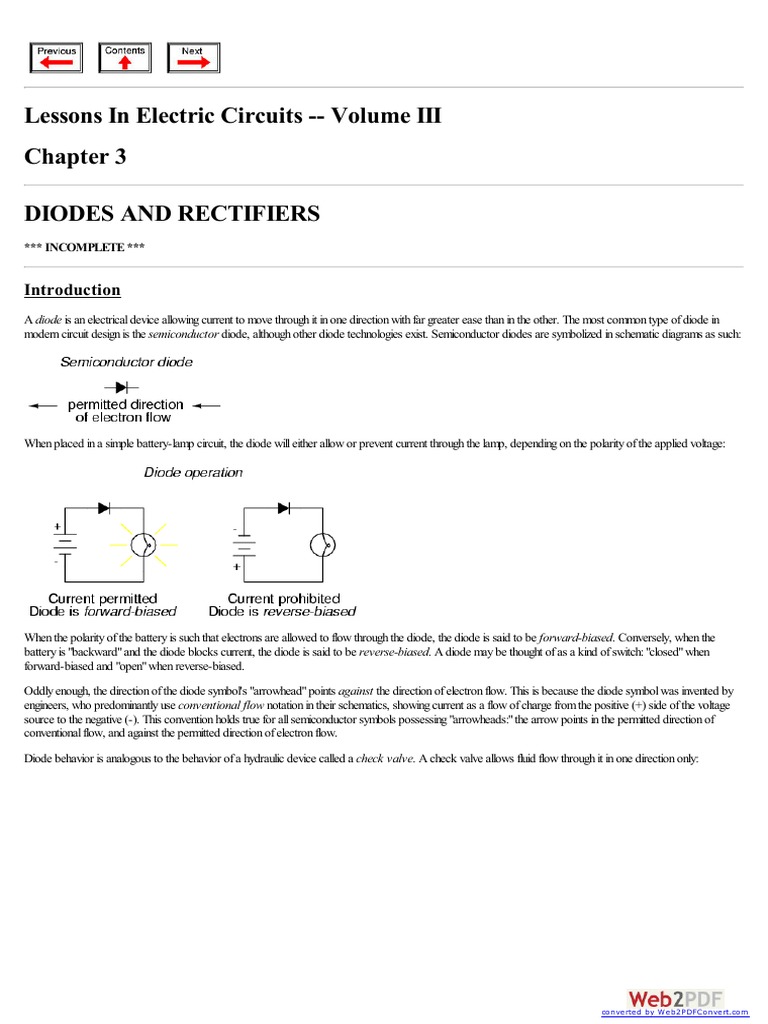 Diodes and Rectifiers PDF PDF Rectifier Diode