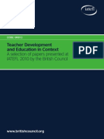 Teacher Development and Education in Context - Papers presented at IATEFL 2010 by BC.pdf