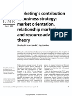 IJMR 2000 - Mkt's Contribution to Business Strategy