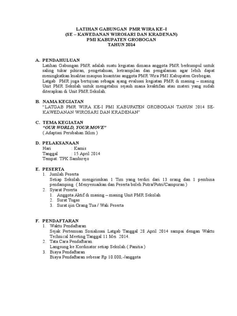 Proposal Latgab Pmr Wira