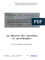 La Theorie Des Systemes PDF