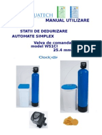 Dedurizare Simplex Clack Volum Timp