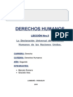 Declaración Universal de Los Derechos Humanos