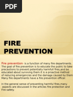 Fire Prevention