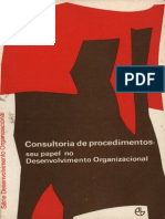 Edgar H. Schein Consultoria de Procedimentos Seu Papel No Desenvolvimento Organizacional