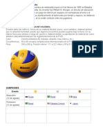 Voleibol Grado 6