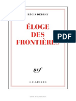 Eloge Des Frontières