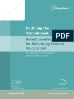 Rethinking Student Aid Fulfilling Commitment Recommendations