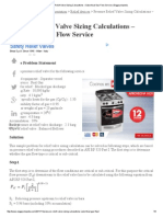 Pressure Relief Valve Sizing Calculations – Subcritical Gas Flow Service _ Enggcyclopedia