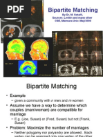 Bipartite Matching: Chapter 26 of CLSR