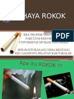 Penyuluhan BAHAYA ROKOK Di SMP