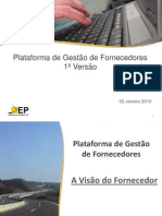 Manual Resumo para Fornecedores - Supplierselfservicegsi - Apresentao Externa - Plataforma de Fornecedores