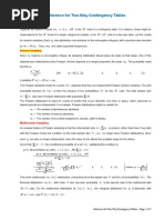 2. IInference for Two-Way Contingency Tablesnference for Two Way Contingency Table