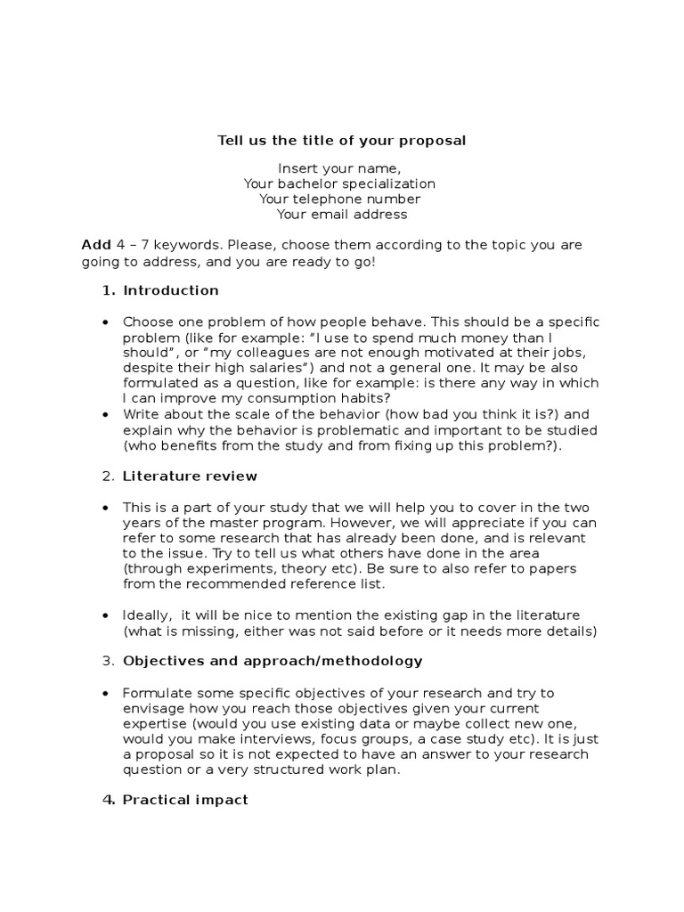 Research Project Proposal | PDF