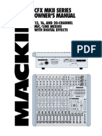 Mackie CFX Owner's Manual