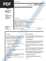 NBR 5413 - 1992 - Iluminação de Interiores