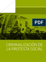 Criminalizacion de La Protesta 2014 15