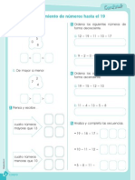 Ordenamientos de Numeros Hasta El 9