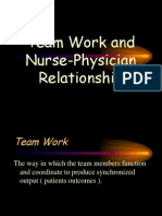 Team Work and Nurse-Physician Relationship