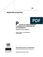 14 Procesos de Subcontratacion y Cambios en La Calificacion en Los Trabajadores