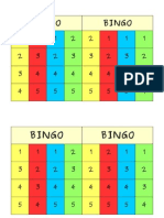 Bingo Kolorowe Cyfry