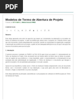 Modelos de Termo de Abertura de Projeto _ PMKB _ Project Management Knowledge Base