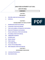 Punjab Food Authority Act 2011.Doc