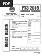 Form 2 English Mid-year 2014 Examination (PT3 Formatted 