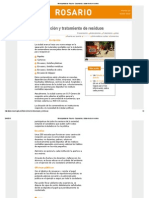 Municipalidad de Rospalidad de Rosario - Separación y tratamieario - Separación y Tratamiento de Residuos