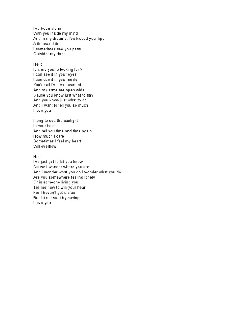 Lionel Richie - Just Go (Lyrics) 