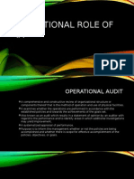 Operational Role of IA