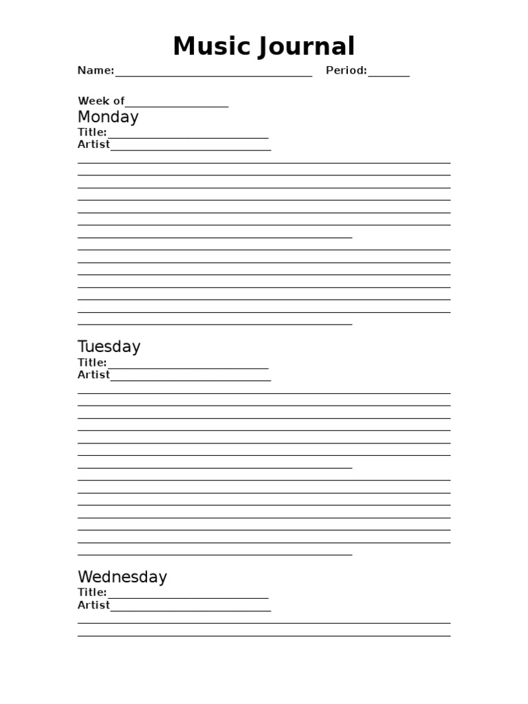 Music Journal New | PDF