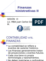 Finanzas Administrativas II, Semana VI