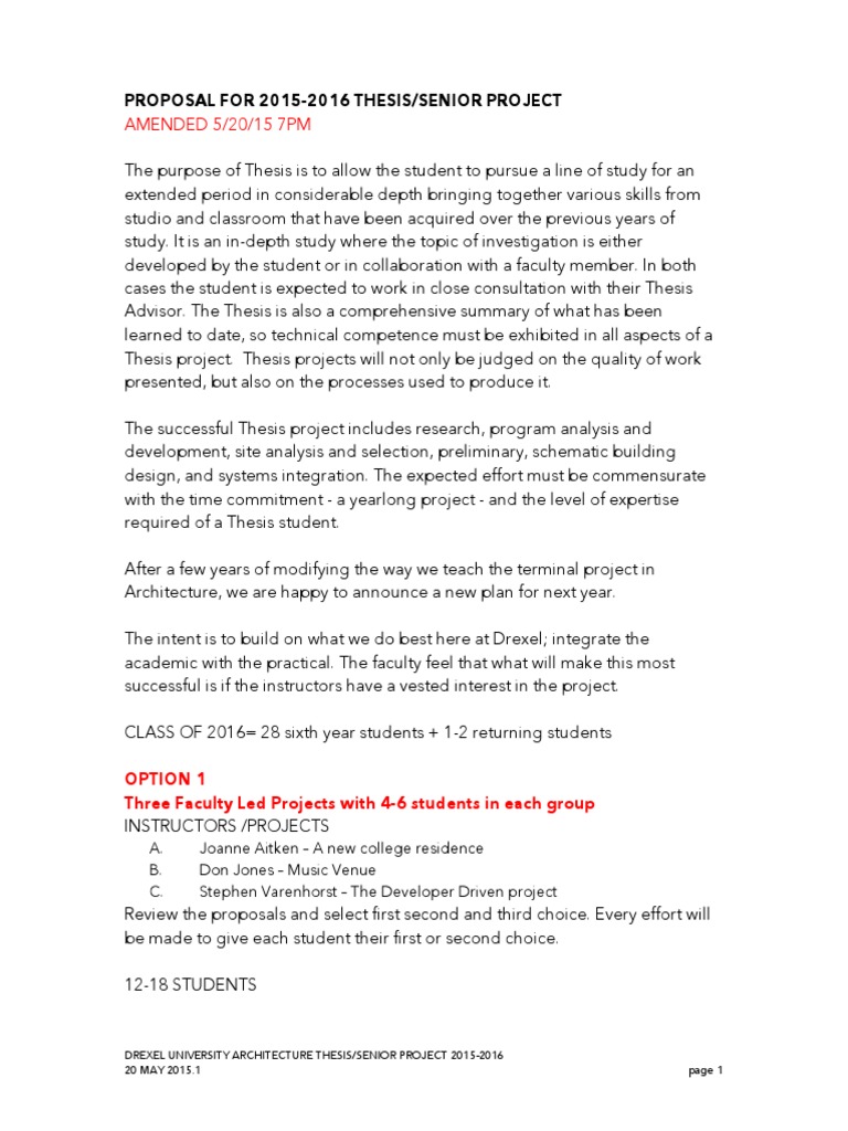 dissertation research project proposal