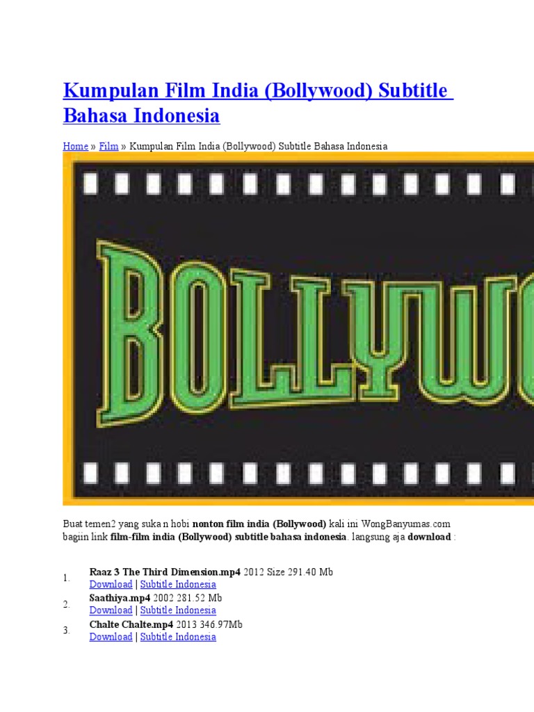 Download film india bahasa indonesia dilwale