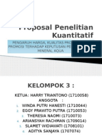 Proposal Penelitian Kuantitatif