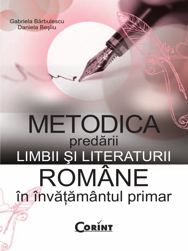 Fragment Metodica Predarii Lb Si Lit Romane In Invatamantul Primar Pdf